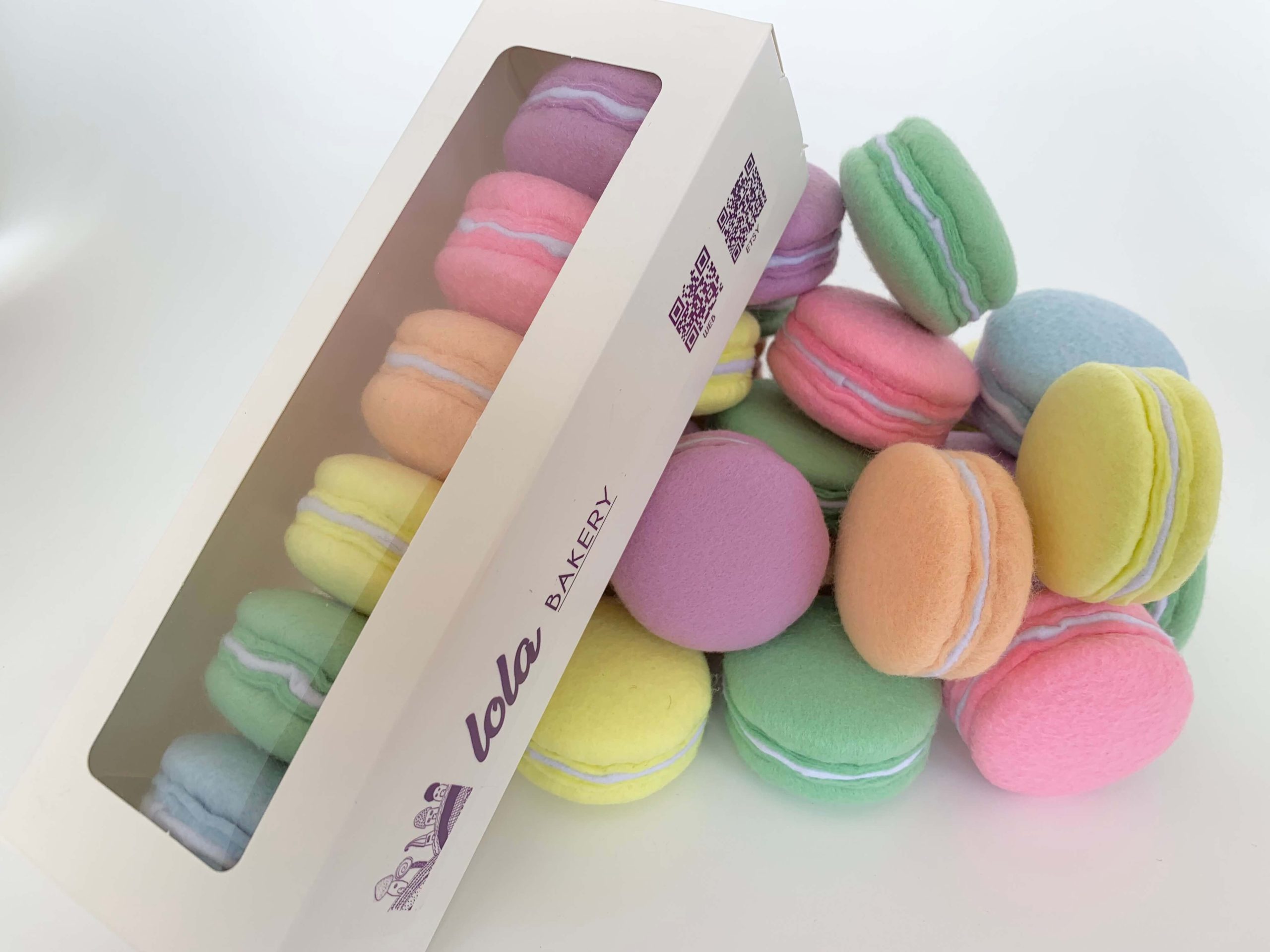 Macaroni pastelnih boja